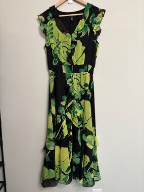 plunge maxi dress black Adesa Long Sleeve Keyhole Plunge Maxi Dress | Black | Womens